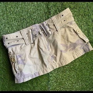 Hollister Co. camo skirt